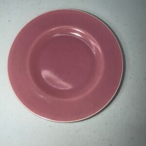 Vintage Poppy Trail By Metlox Bread Plate  6 1/4"  Pink Ceramic MCM